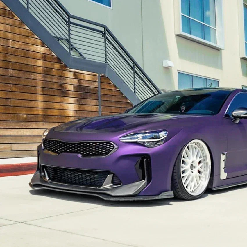 Labio divisor de parachoques del Kia Stinger