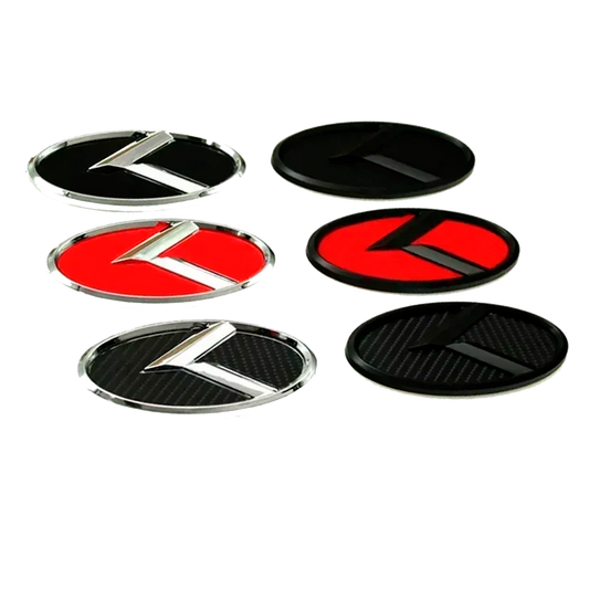 3D K Logo Car Emblem
