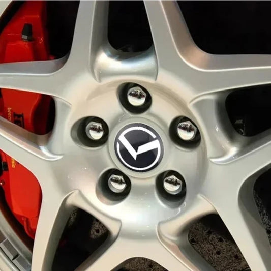56mm Car Wheel Center Hub Caps Cover K Emblem